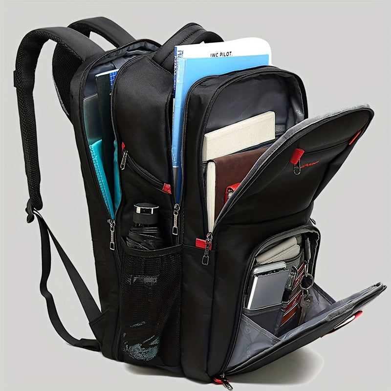 Men's Large Capacity Backpack with USB Charging Port