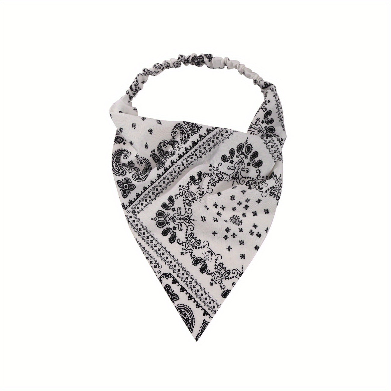 Boho Vintage Turban Headwrap Triangle Kerchief Bandanas For Women Girls