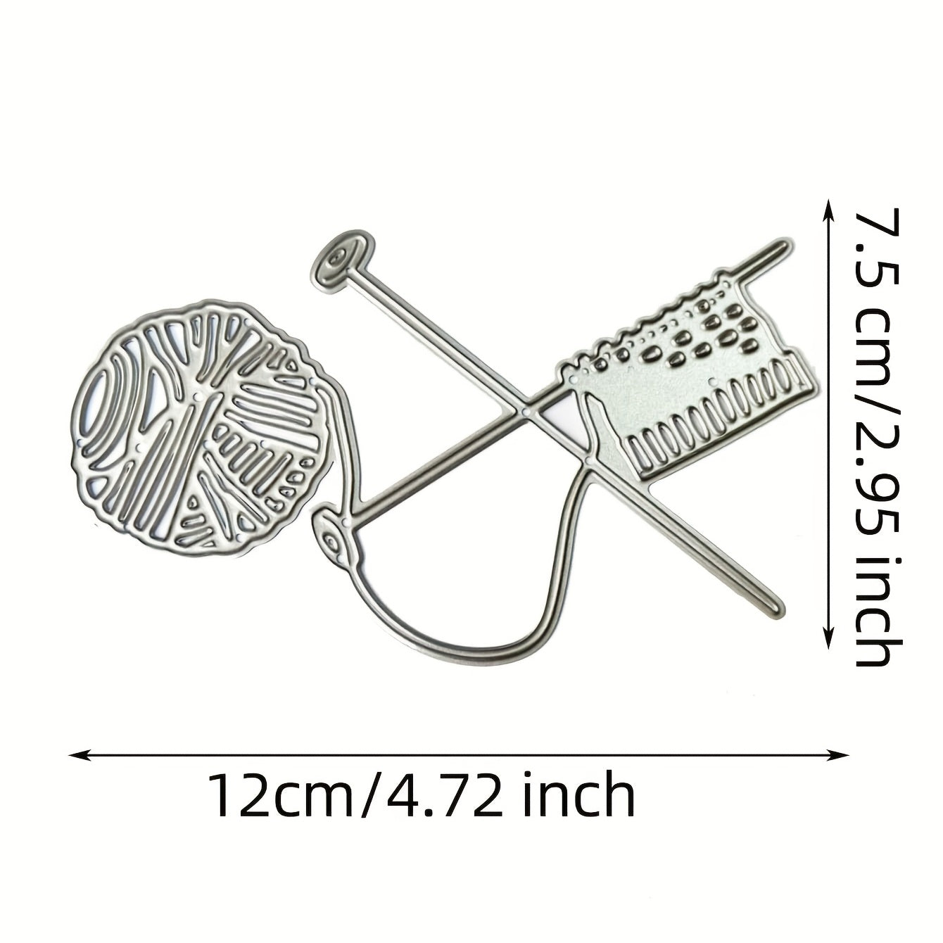 Knitting Yarn Cutting Dies for DIY Crafting Scrapbooking Supplies