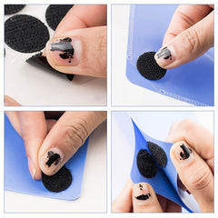 24pcs Dot Stickers Self-adhesive For Cloth DIY Tiny Fastener Sewing