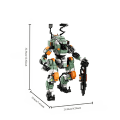 1061pcs Mecha Robot Block Toy Set - Build Your Own Mech