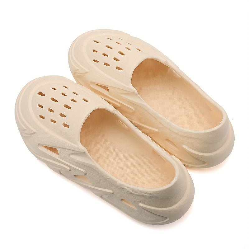 Men's Lightweight Comfy Clogs Hollow Out Non Slip Garden Shoes Summer