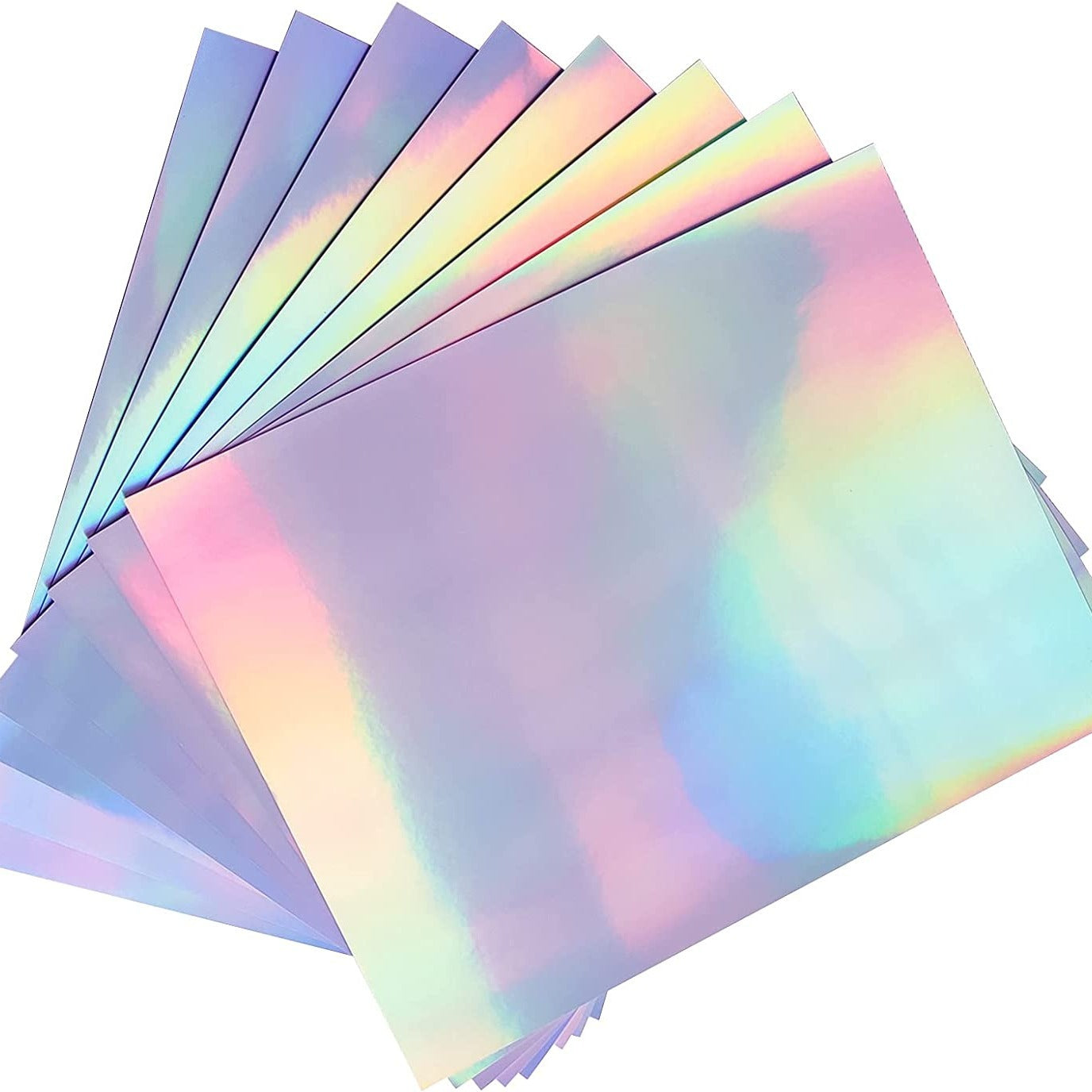 10pcs Printable Holographic Sticker Paper 8.27x11.7 Inches