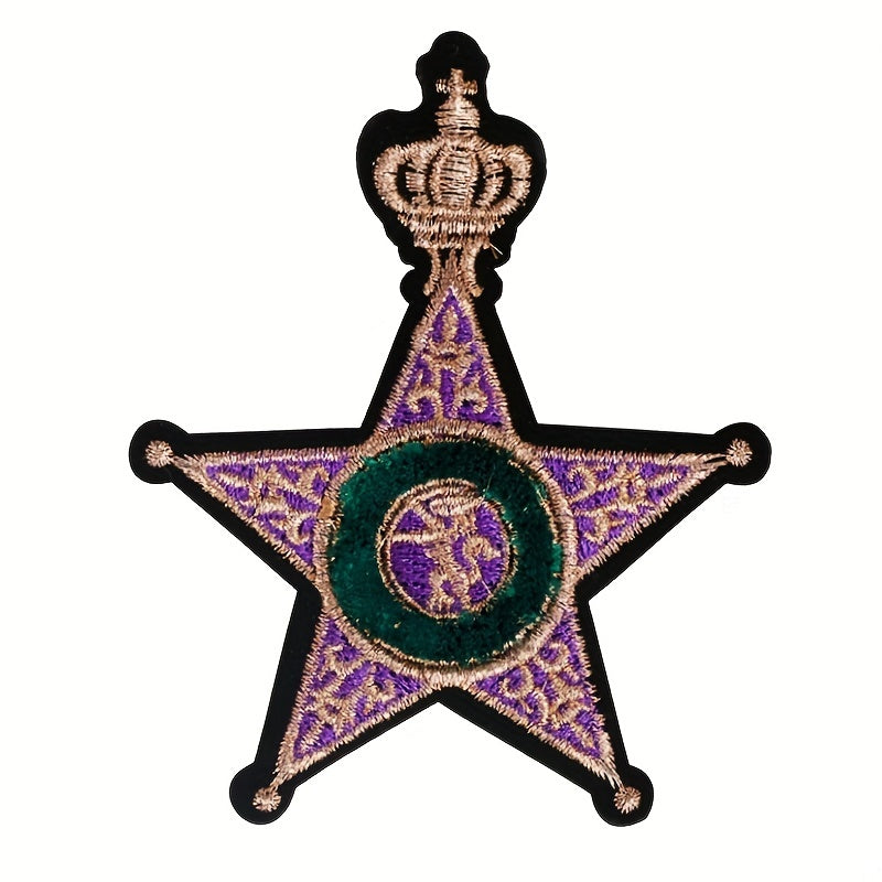 Crown Shield Patch - For Blazers, Jackets & Denim - Hole Repair