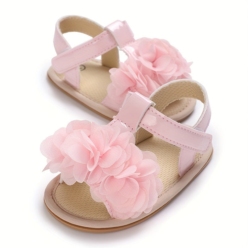 Baby Girls Flower Sandals Lightweight Summer Outdoor Beach Sandals