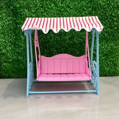 Colorful Playhouse Swing Chair & Beach Rocking Chair with Canopy