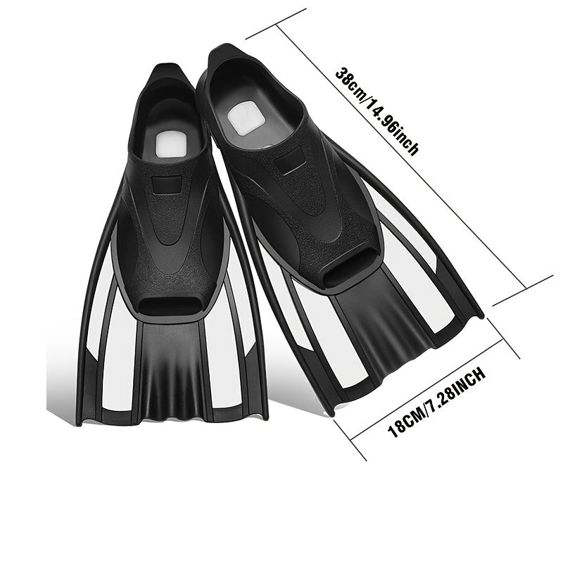 Durable Anti Slip Short Flippers for Snorkeling