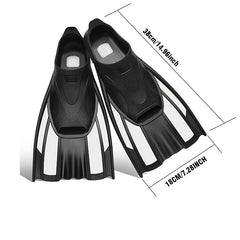 Durable Anti Slip Short Flippers for Snorkeling