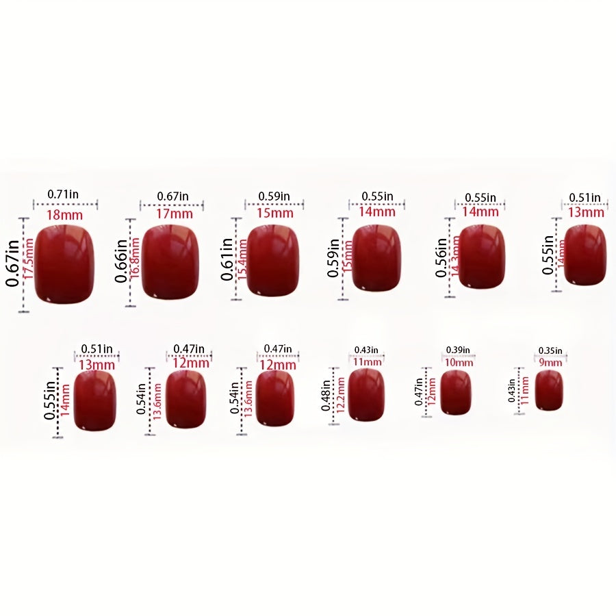 24 pcs Cat Eye Acrylic Nails Square Short Tips for Women Girls and Ladies