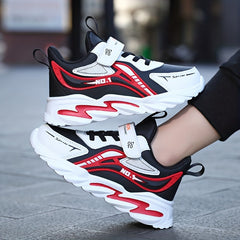 Boys Casual Low Top Sneakers Breathable Lightweight Anti Slip Shoes