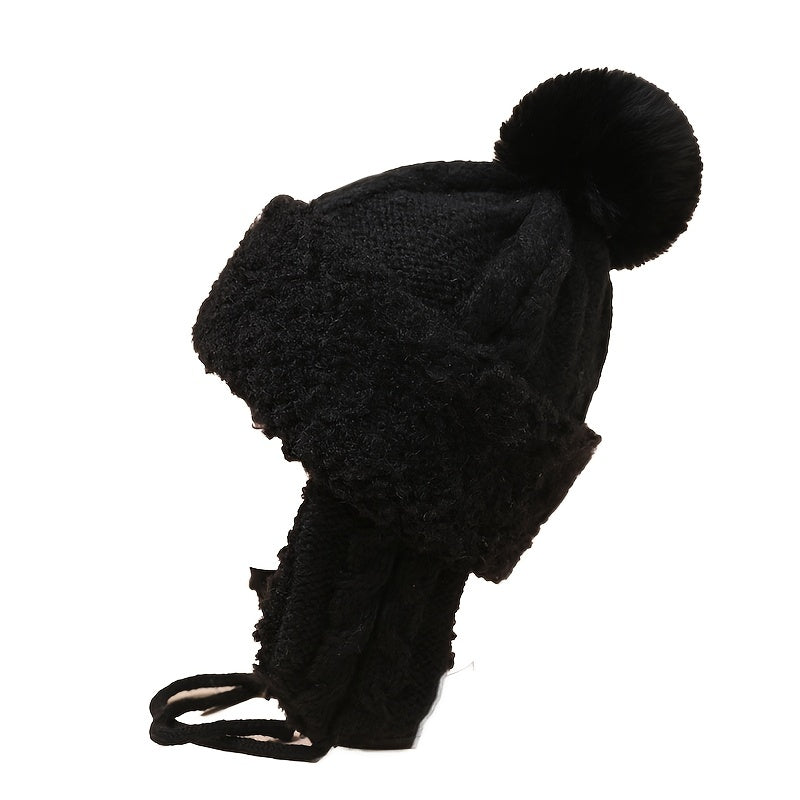 Women Slouchy Fleece Beanie Hat Winter Balaclav