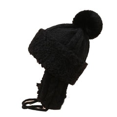 Women Slouchy Fleece Beanie Hat Winter Balaclav