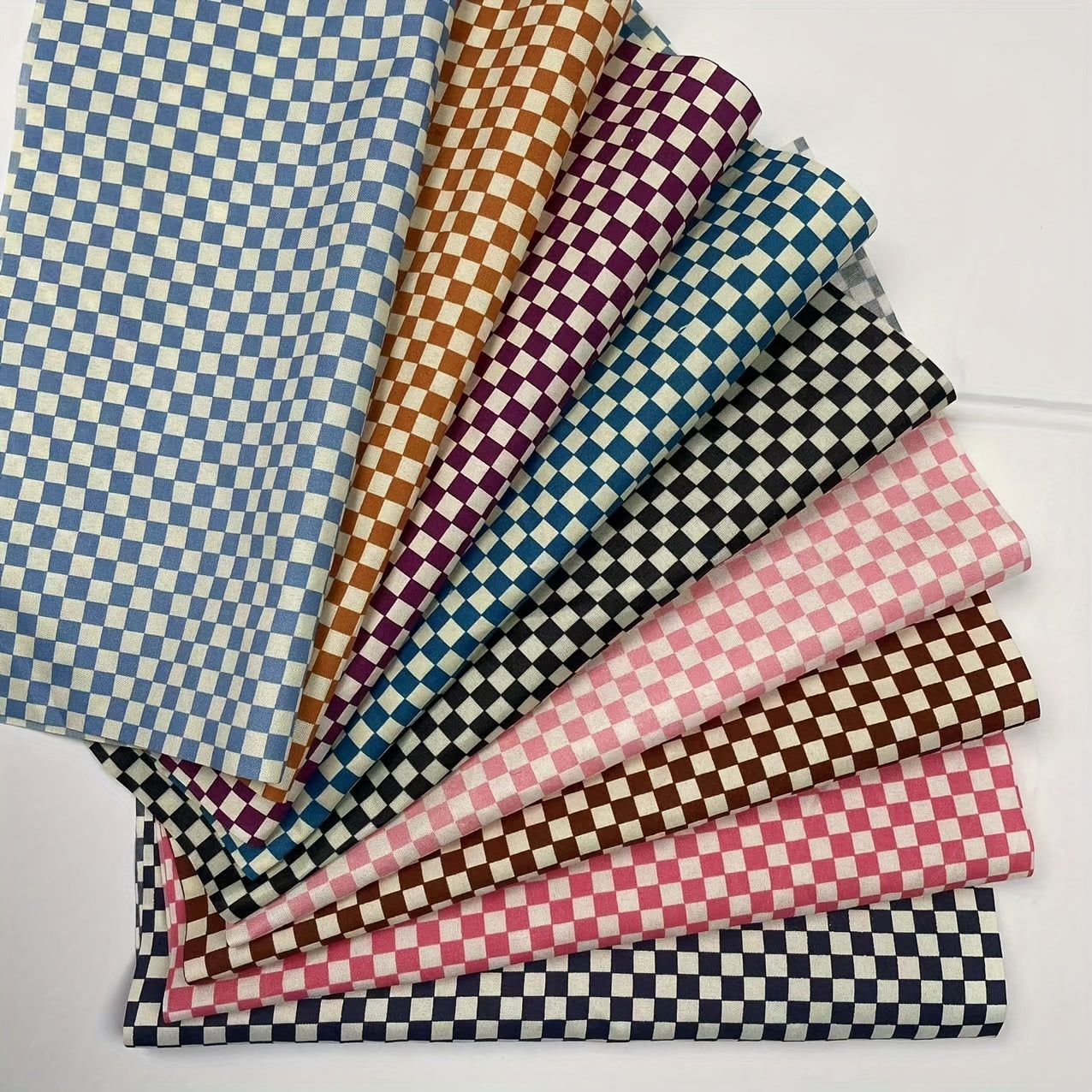50pcs Random Patterned Polyester Fabric DIY Sewing Scrapbooking Quilting