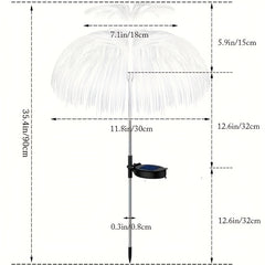 Solar Flower Lights Outdoor Decorative Waterproof Solar Yard Light
