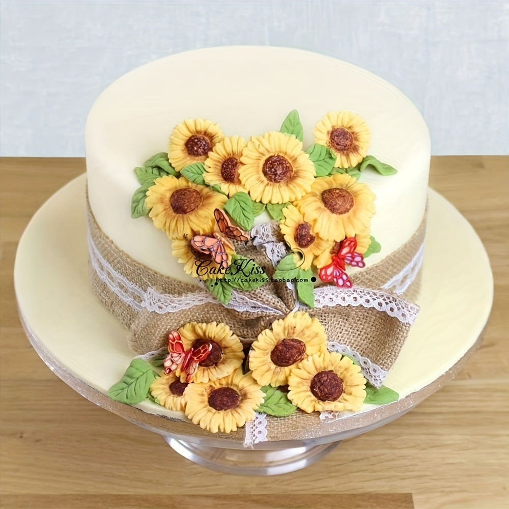 Sunflower Cake Fondant Mold Silicone DIY Chocolate Candy Mold