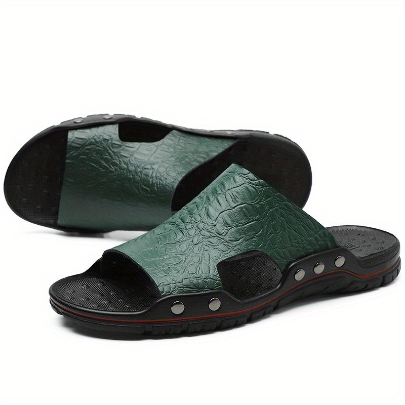 Men's Lightweight Slippers Open Toe Shoes for Outdoor