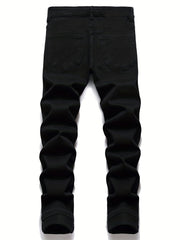 Men's Regular Denim Jeans With Pockets
