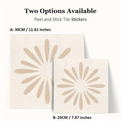 12pcs Moroccan Tile Stickers Waterproof & Non-slip Ethnic Floor Stickers