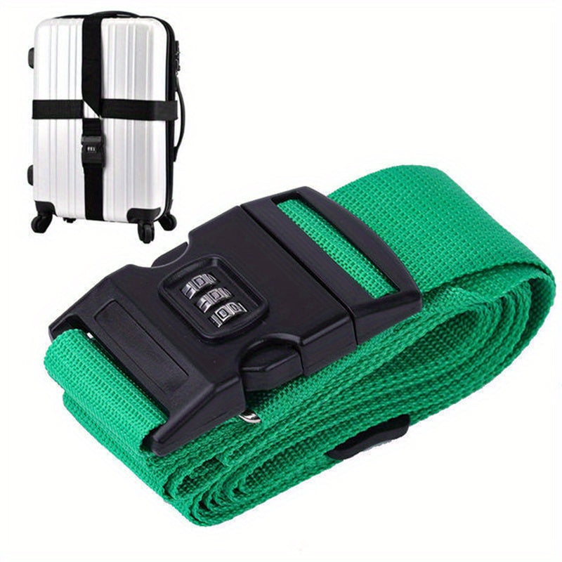 Cross Packing Strap with Password Reinforcement - Travel Luggage Accessory