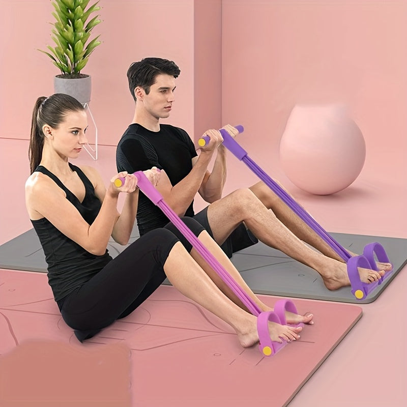 Latex Yoga Pedal Puller Resistance Band for Home Gym Arm Waist Training