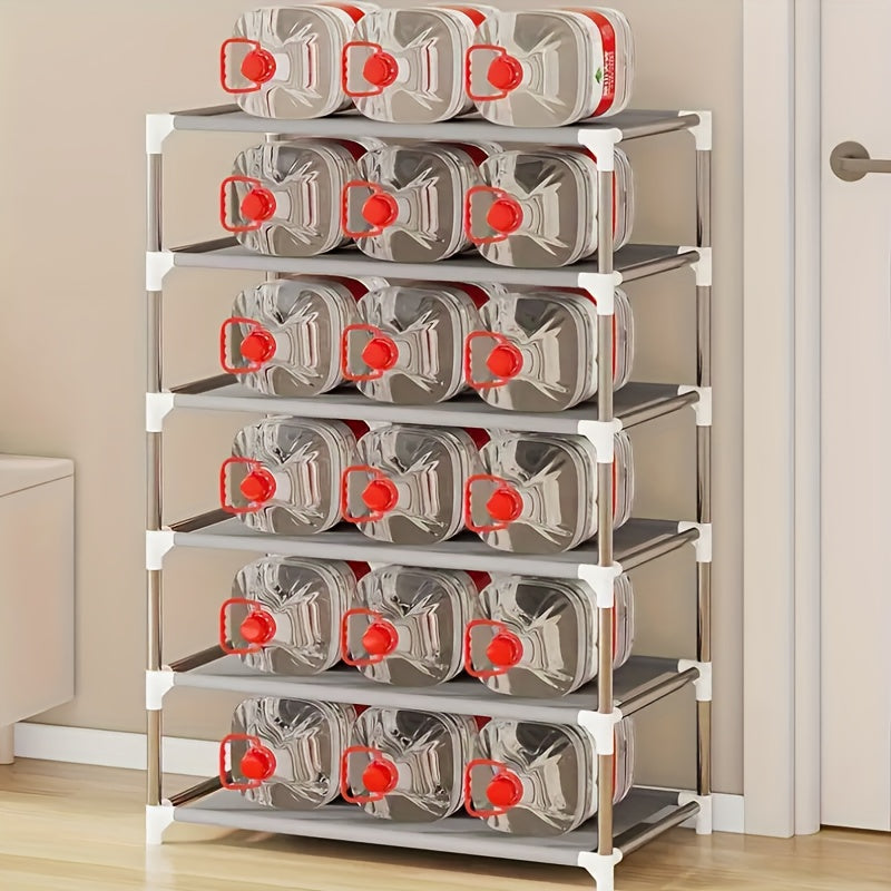 7 Layer Shoe Rack Standing Dustproof Shoe Storage Large Capacity Shelf