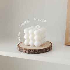Love Cube Aromatherapy Candle Home Holiday Decor Handmade