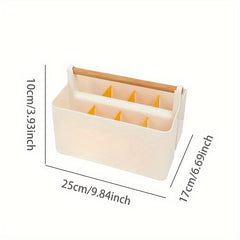Portable Storage Basket Large Capacity Desk Organizer Pen Holder