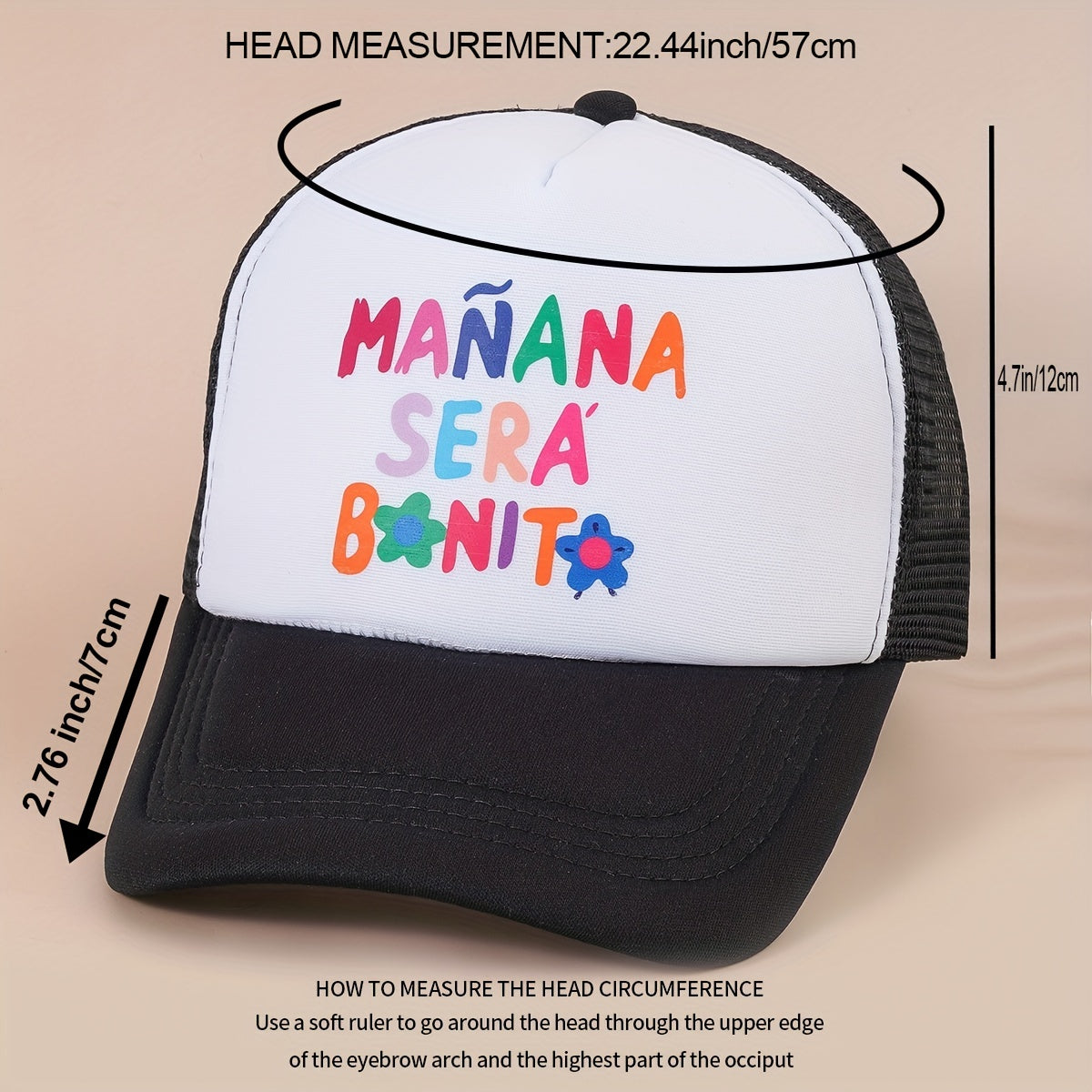 Funny Trucker Hats Adult Washable Baseball Cap Fishing Caps Fun Gift