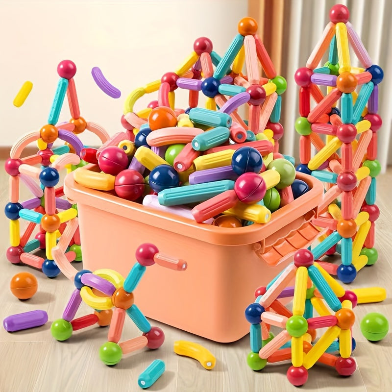 Magnetic Building Blocks Educational Construction Toys Kids Toddlers