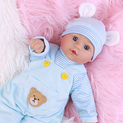 16" Reborn Baby Doll Soft Body Mixed Polyester Fiber Boys Girls Birthday