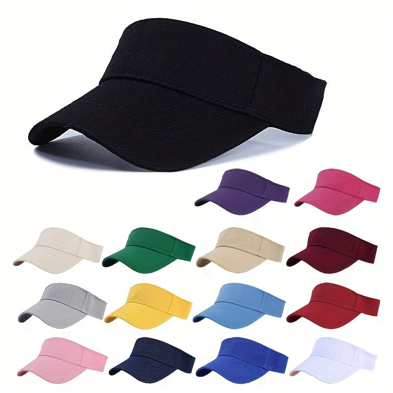Candy Summer Visor Hat Lightweight Sunscreen UV Protection Sun Hats Women