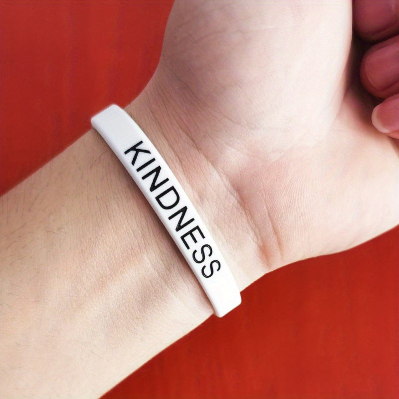 Sporty Style Waterproof Silicone Bracelet for Encouragement