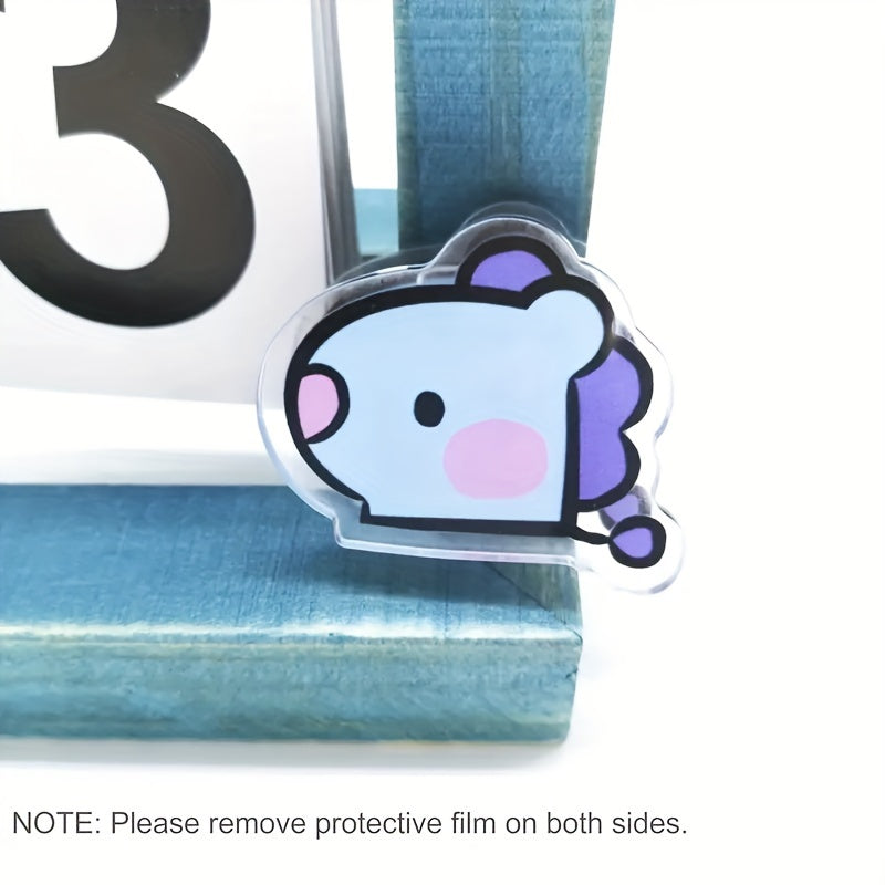 Cartoon Animal Double Layer Clip for Notebook Tickets
