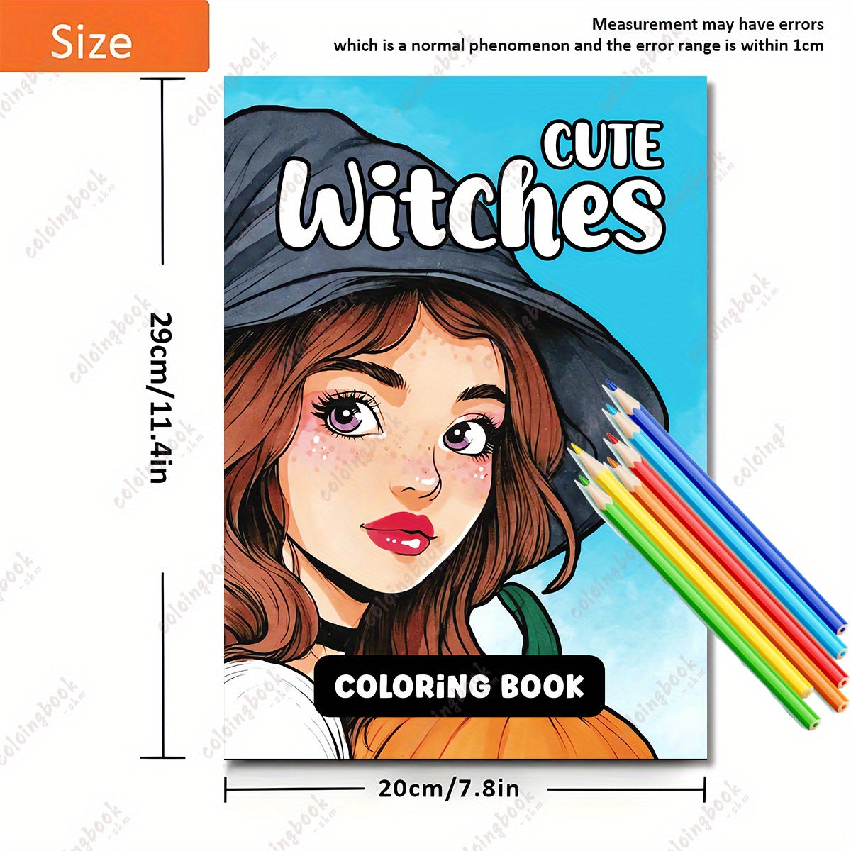 Witchies Coloring Book 29 Pages Deluxe Version for Adults