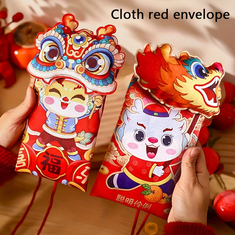 1pc HAPPY YEAR Red Envelope Chinese Spring Creative Lucky Money Envelope