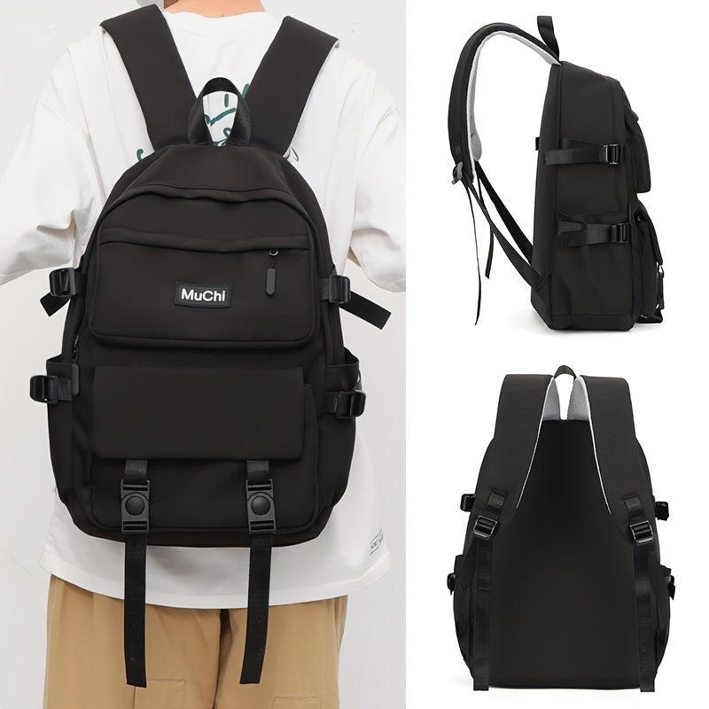 Large Capacity Preppy Backpack Laptop School BookBag Casual