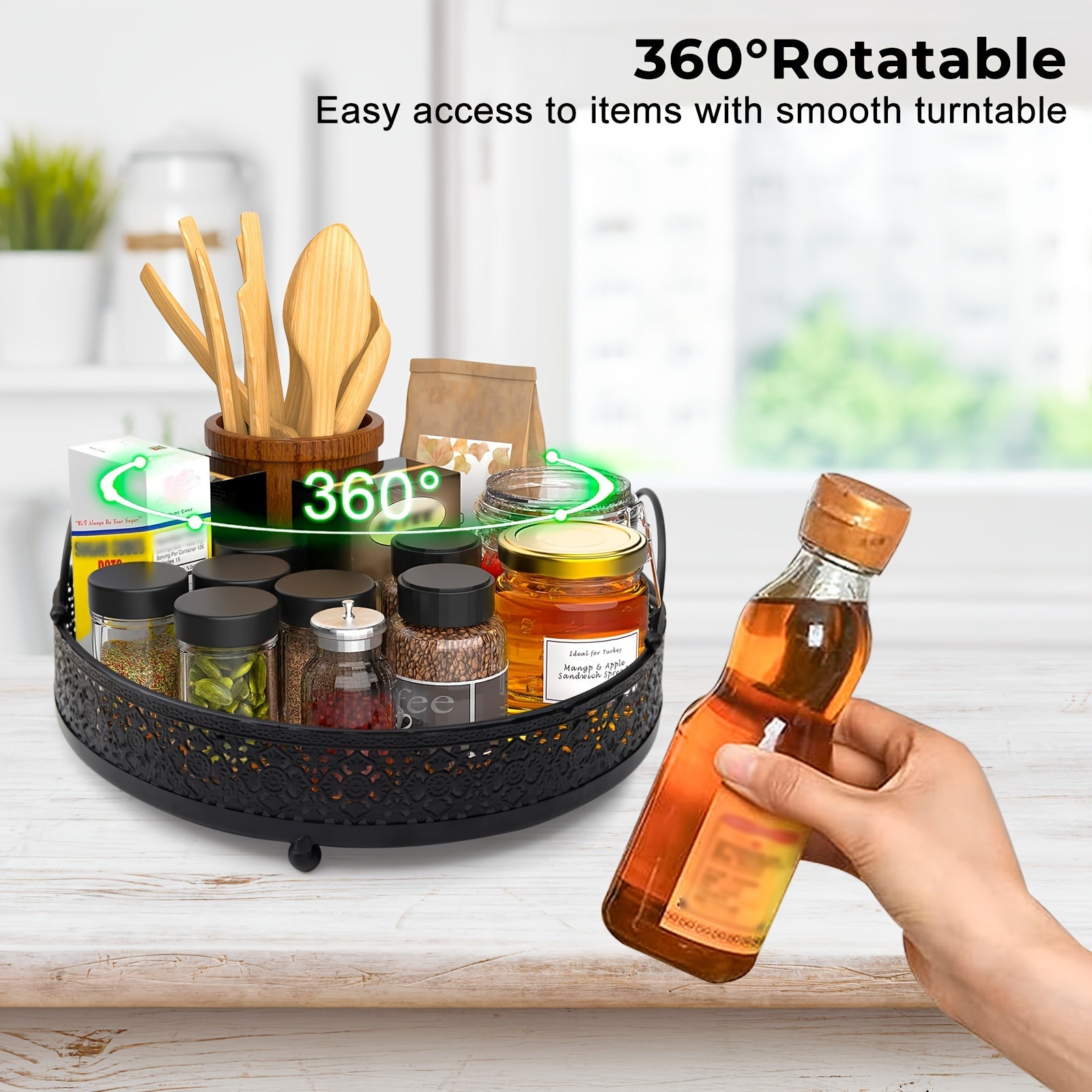 Lazy Susans Organizer Spice Rack Kitchen Organizers And Storage