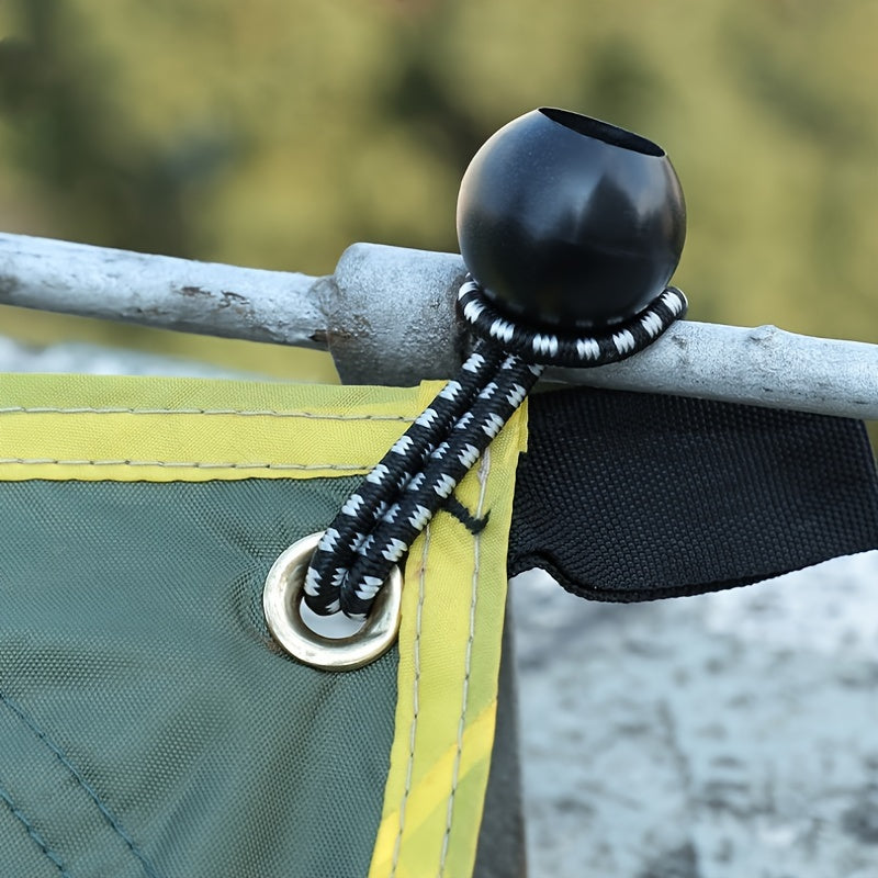 4pcs Elastic Ball Bungee Cords Tent Fixing Rope