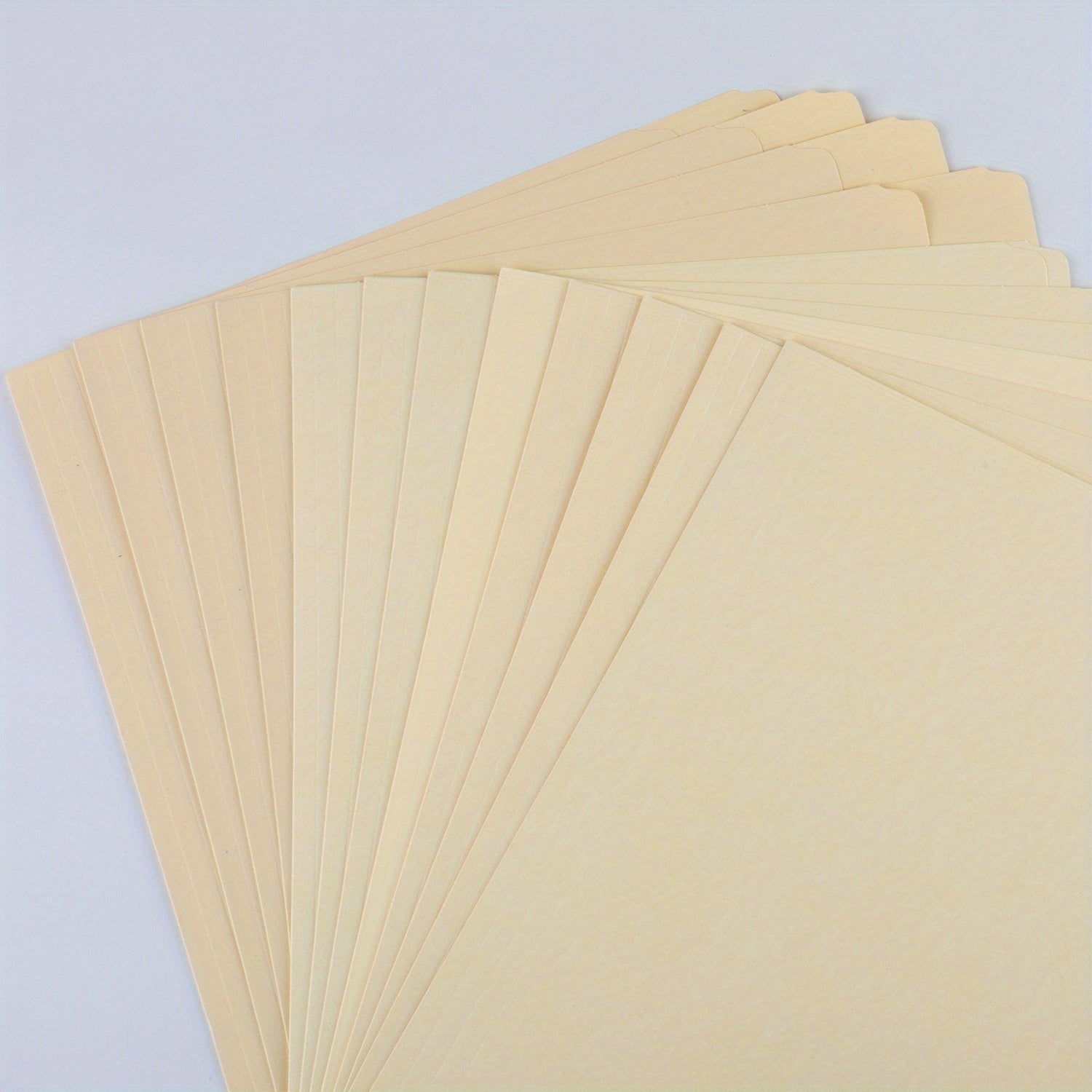12pcs File Organizer Folders Assorted Positions Letter Size Office Supplies