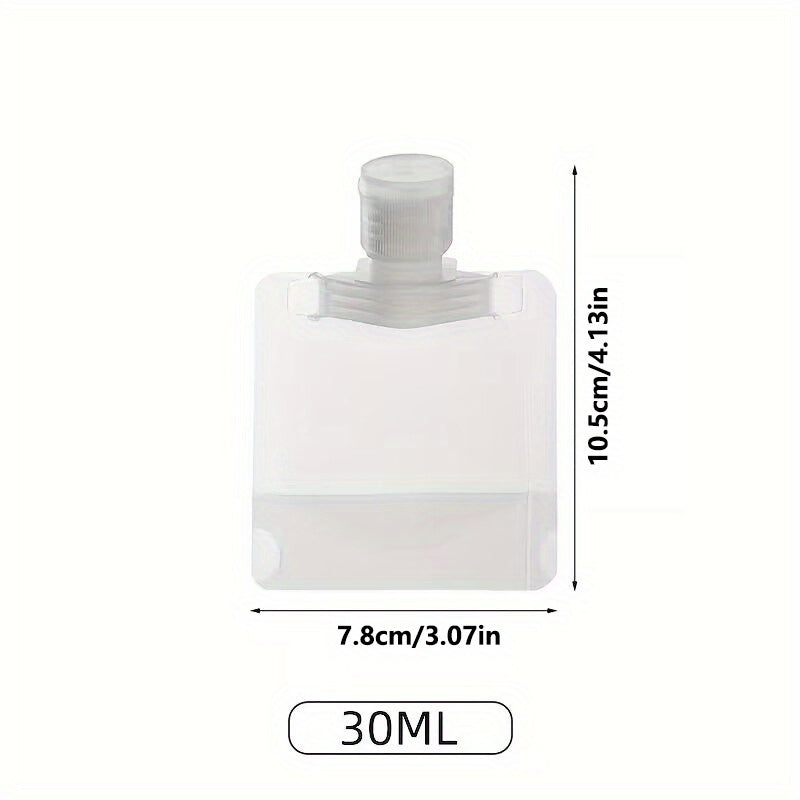 Travel Containers 30ml 50ml 100ml Leak Proof Refillable Liquid Bags Bottles