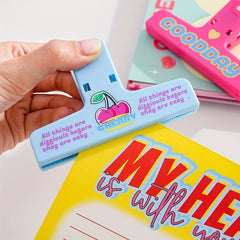 Plastic Magnet Long Tail Clip for Desk Organizer
