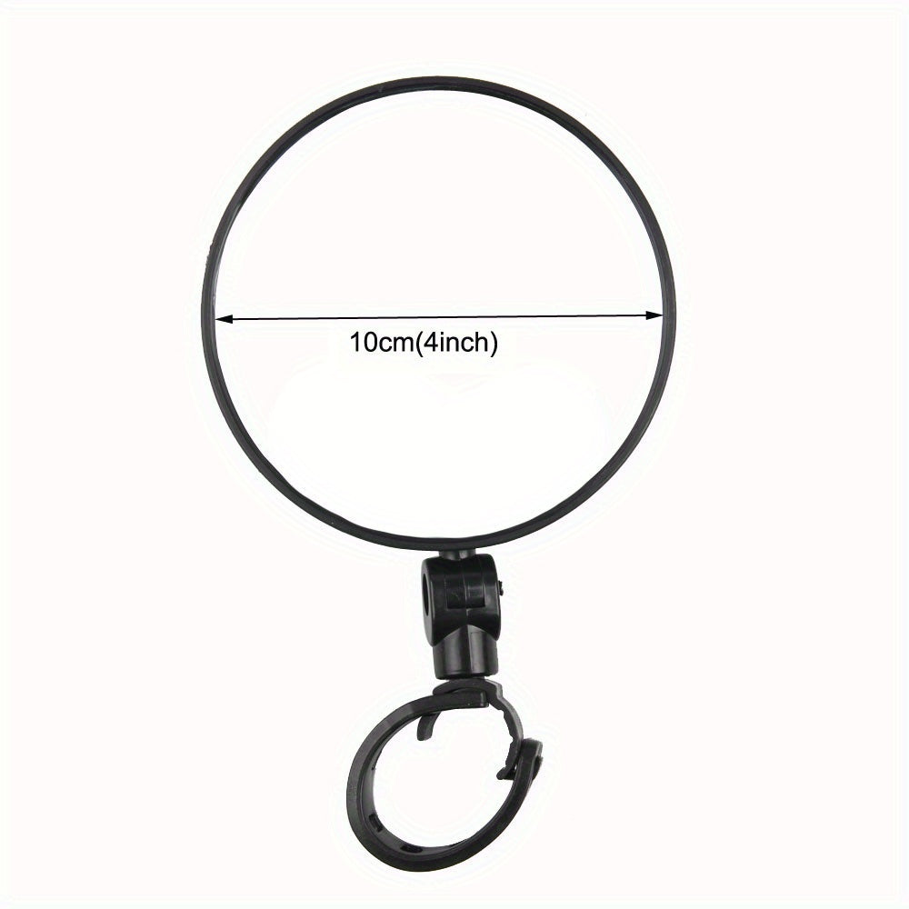 360 Degree Rotating Bike Mirror for Rear View Safety Universal Handlebar Mount