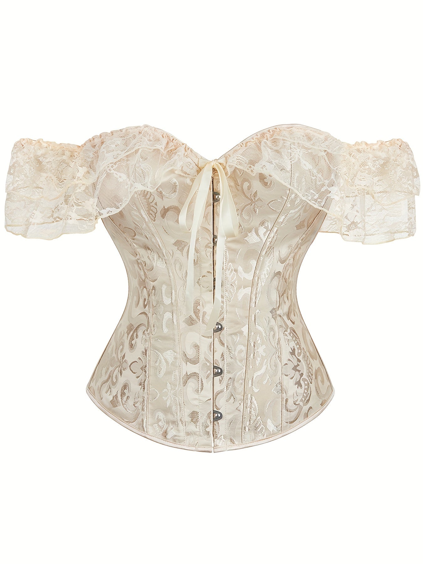 Lace Corset Bustier Tummy Control Body Shaper