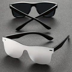 Men's Square Frameless Sunglasses Classic Casual PC