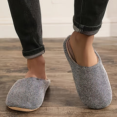 Men's Cozy Indoor Slippers with Plush Lining