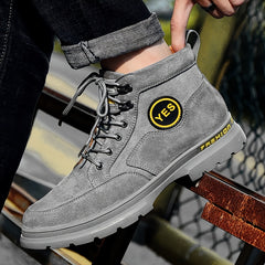 Men's Rugged Look Service Boots Casual Shoes