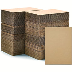 10pcs A4 Corrugated Cardboard Flat Card Paper Inserts For Crafts