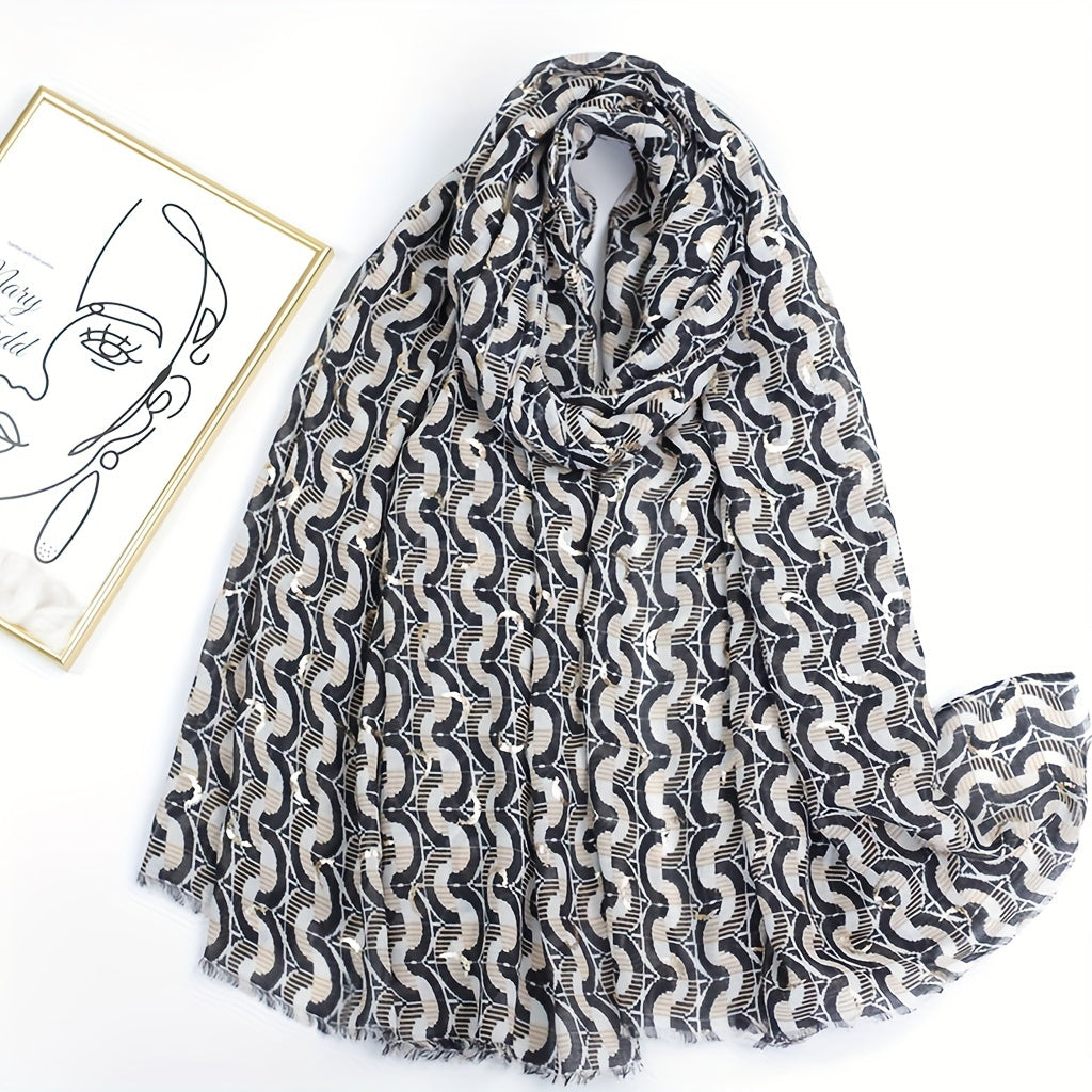 Sunflower Silk Satin Print Square Scarf Headscarf