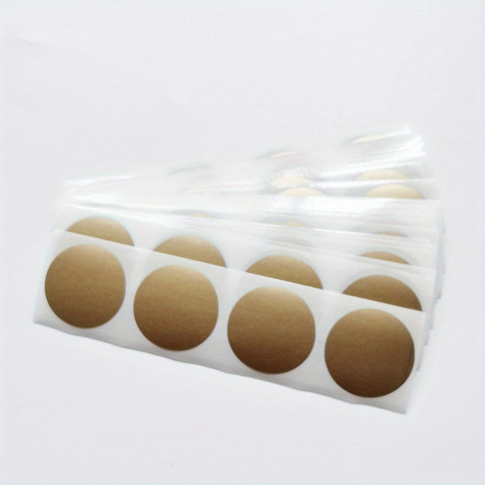 100pcs 1 Inch Round Colors Scratch Off Stickers - Golden, Silver, Gray, Red