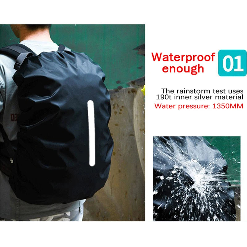 Backpack Rain Cover Reflective Waterproof Bag Outdoor Camping Travel